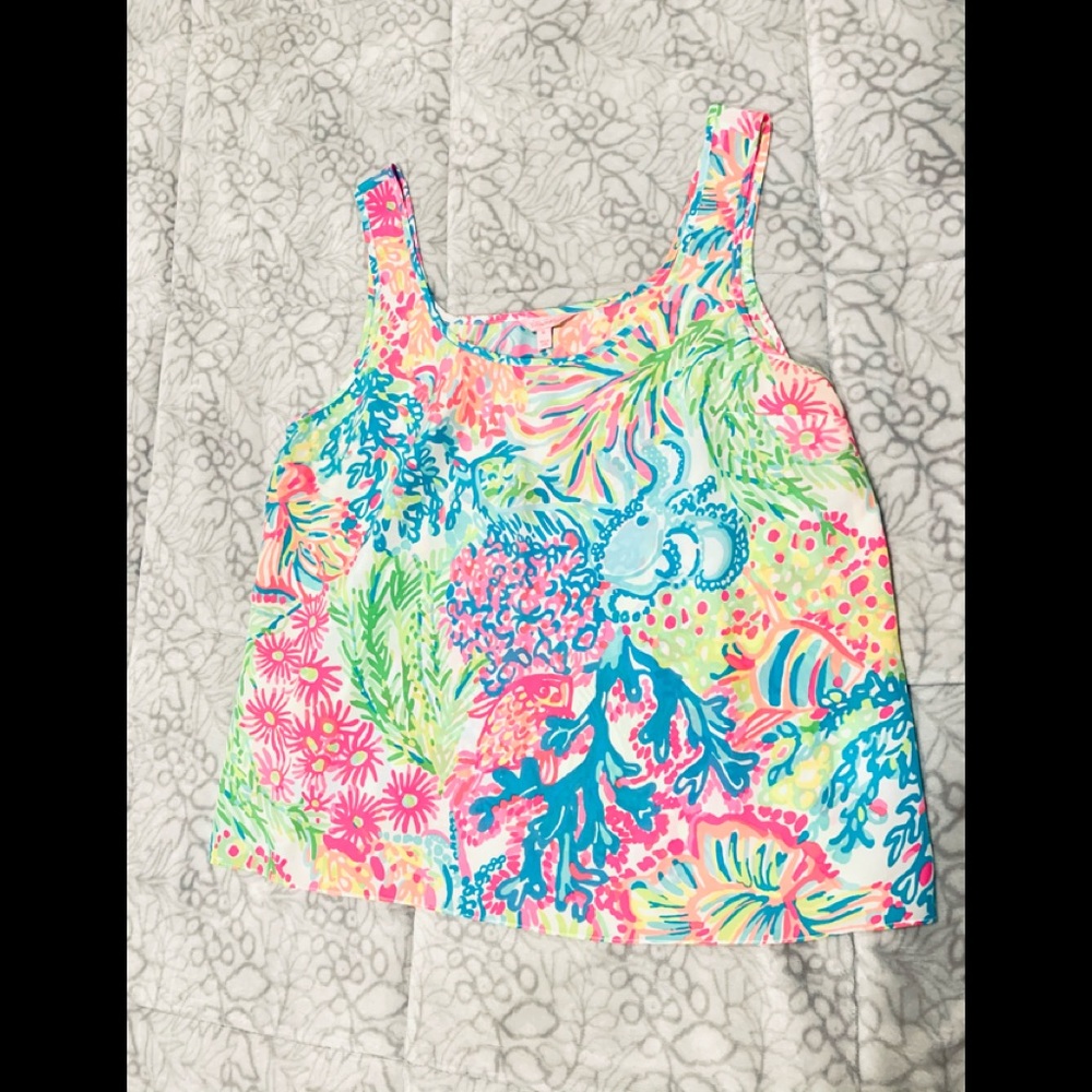 LIKE NEW!🌟 Lilly Pulitzer Silk tank top